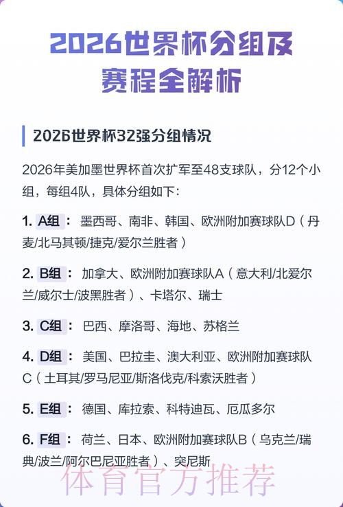 2026世界杯直播在线观看及赛事精彩解析